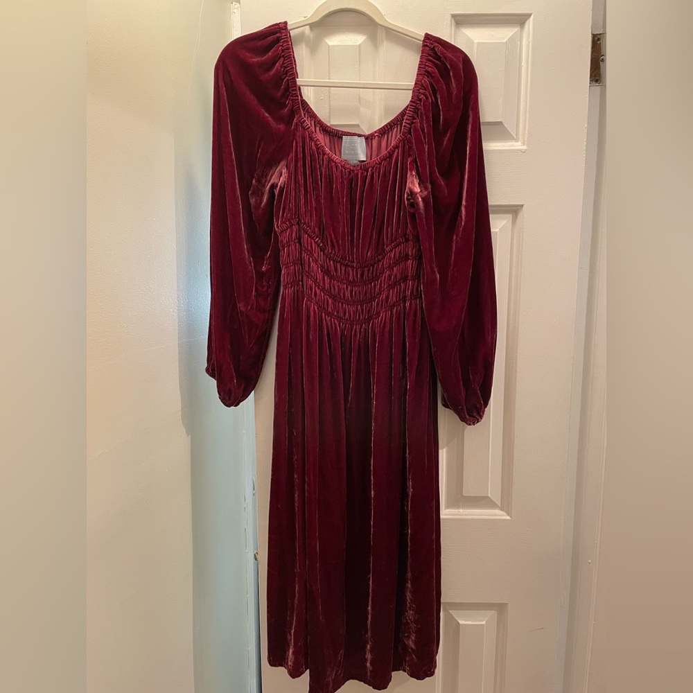 Hill House Velvet Dress Size Large